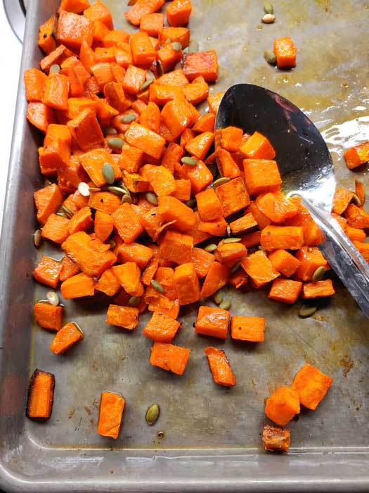roasted sweet potatoes